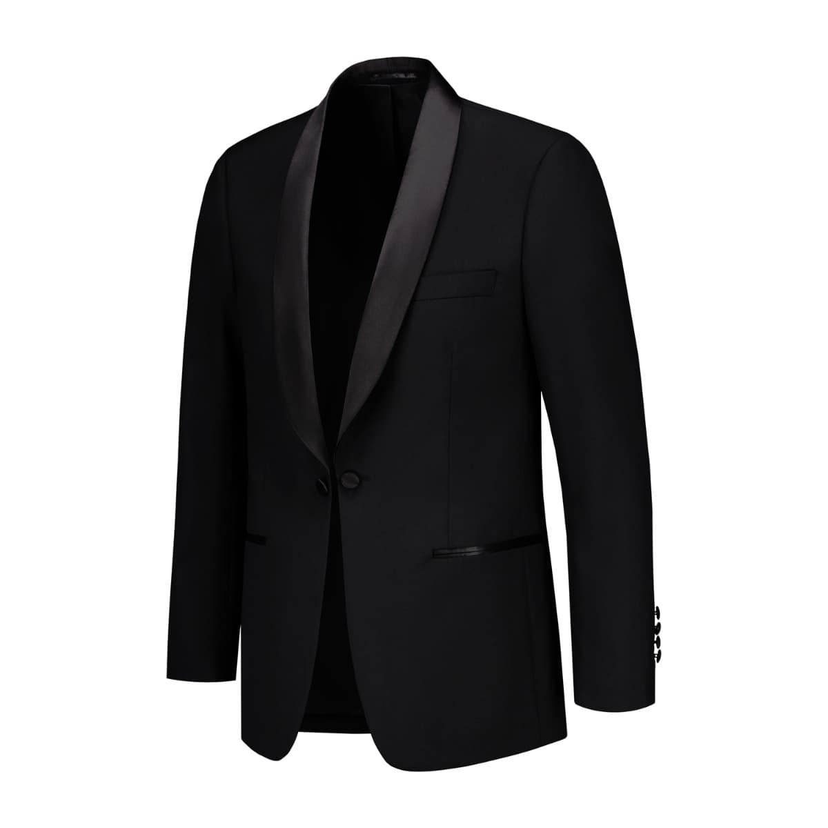 Bond smokingjas shawlkraag wolmengsel